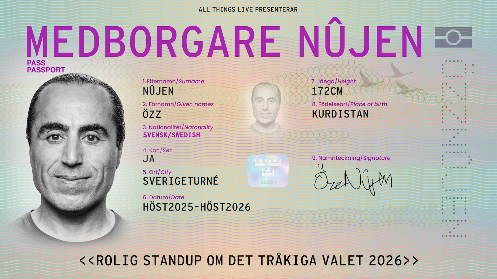 özz nujen, folkets hus, motala 2025